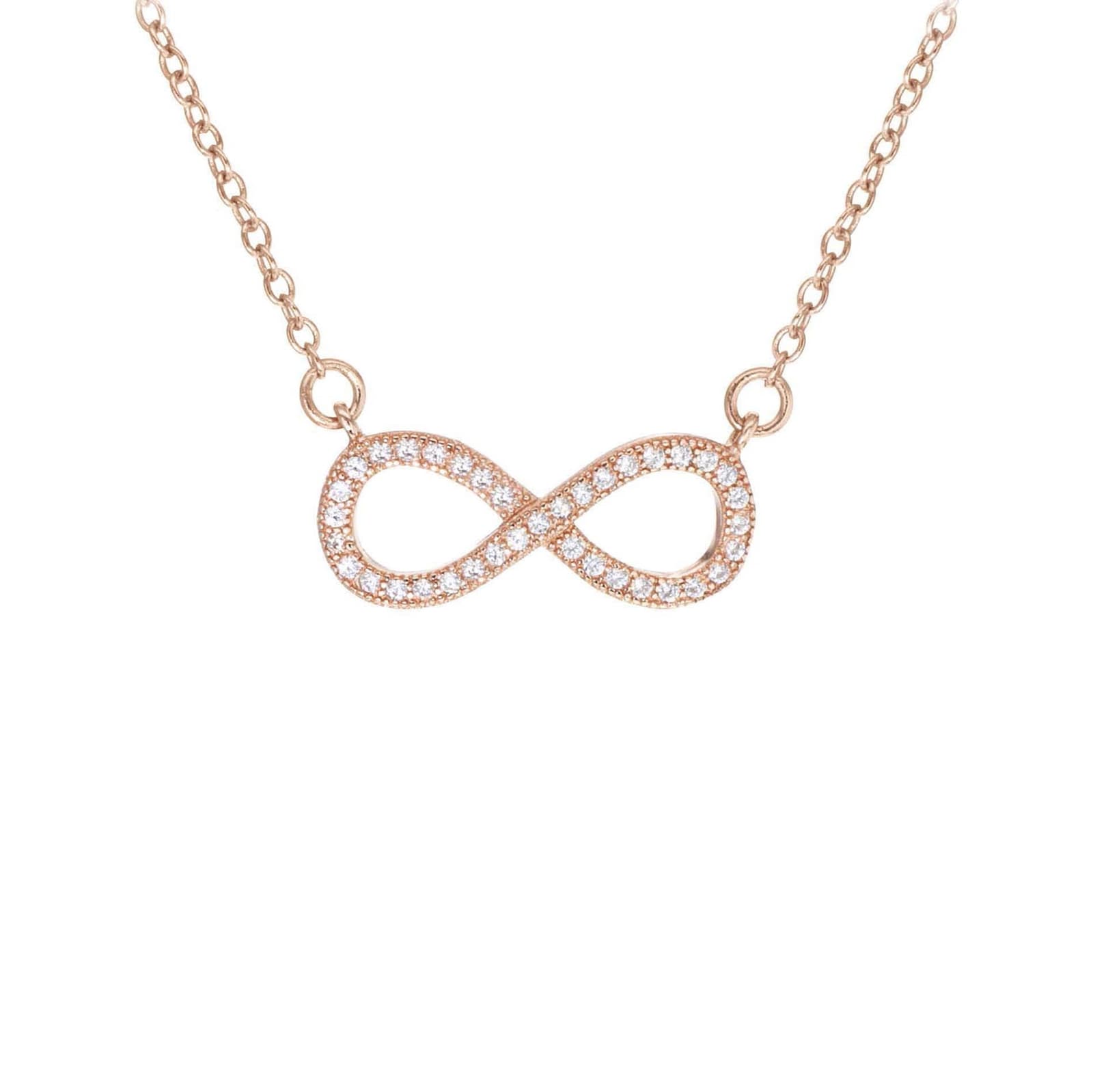 Rose Gold Necklaces for Women, Diamond & Rose Gold Pendants for Sale UK ...