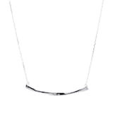 Goldsmiths Silver Fluid Twist Necklace