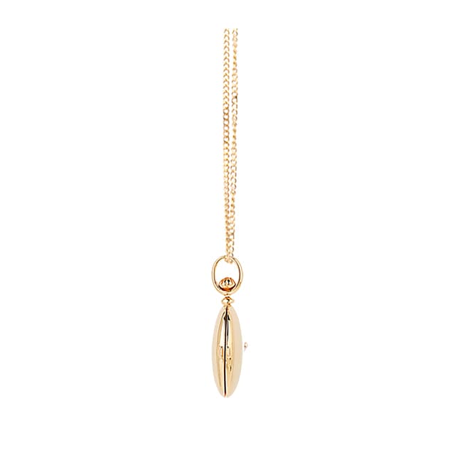 Goldsmiths 9ct Yellow Gold Oval Locket Pendant