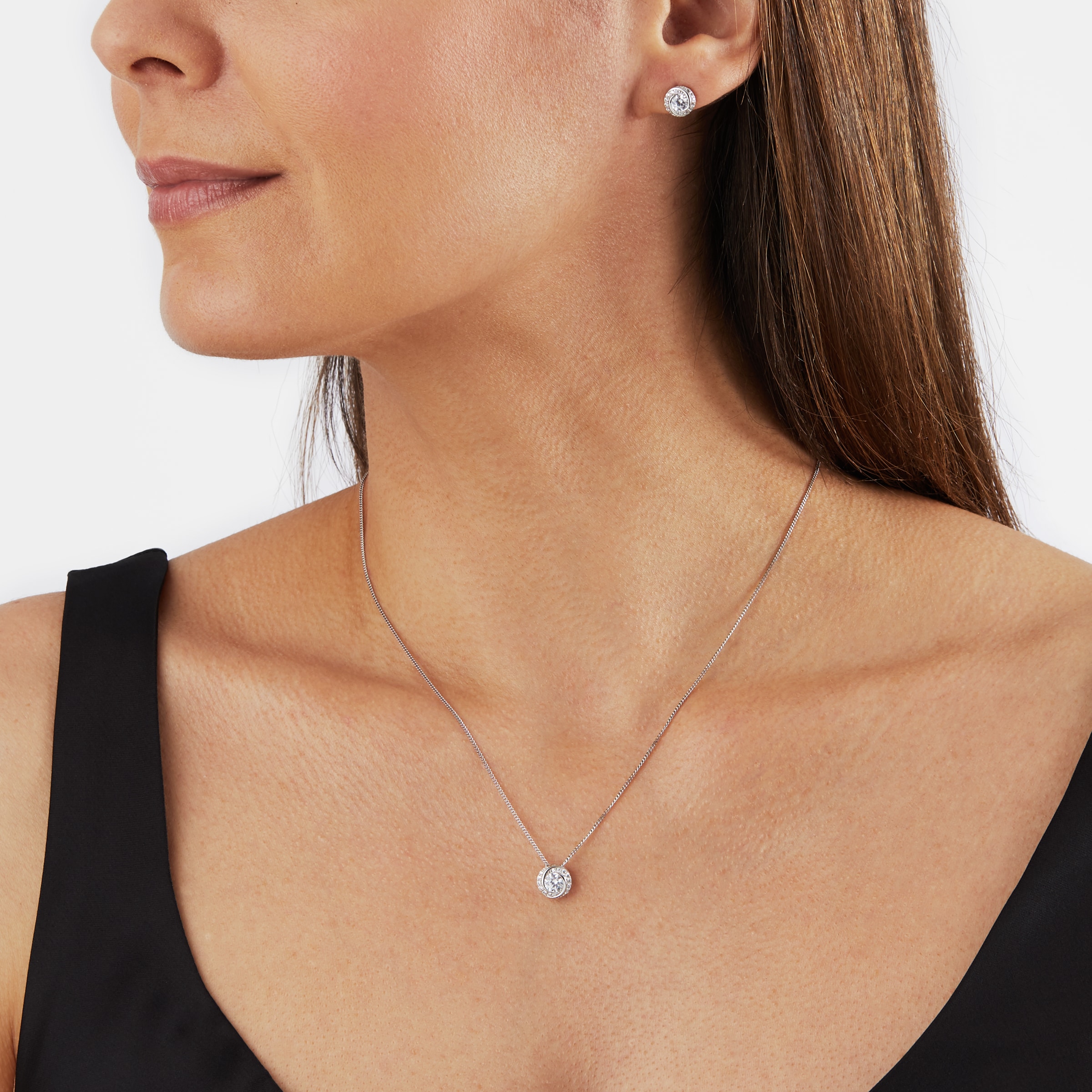 Goldsmiths necklace and on sale earring set