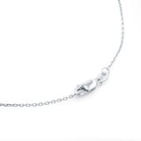 Goldsmiths 18ct White Gold Akoya Pearl & 0.05ct Diamond Pendant