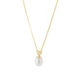 Goldsmiths 9ct Yellow Gold Freshwater Pearl Pendant