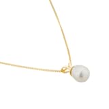 Goldsmiths 9ct Yellow Gold Freshwater Pearl Pendant