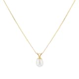 Goldsmiths 9ct Yellow Gold Freshwater Pearl Pendant
