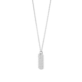 Goldsmiths Sterling Silver Dog Tag Necklace