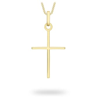 Goldsmiths 9ct Yellow Gold Fancy Cross Pendant Goldsmiths 9ct Yellow Gold Fancy Cross Pendant