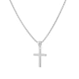 Goldsmiths Sterling Silver Mens Cross Pendant