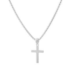 14180004 - Sterling Silver Mens Cross Pendant
