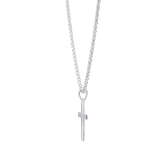 Goldsmiths Sterling Silver Mens Cross Pendant Goldsmiths Sterling Silver Mens Cross Pendant
