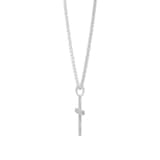 Goldsmiths Sterling Silver Mens Cross Pendant