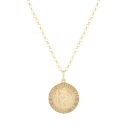 14240008 - 9ct Yellow Gold Large St Christopher