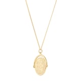 Goldsmiths 9ct Yellow Gold St. Christopher Spinner Pendant