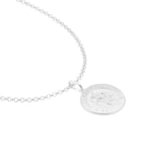 Goldsmiths Sterling Silver Large St Christopher Pendant