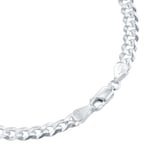 Goldsmiths Sterling Silver 5mm Mens Curb Chain Bracelet