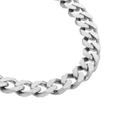 Goldsmiths Sterling Silver Antique Plated Curb Chain