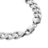 Goldsmiths Sterling Silver Antique Plated Curb Chain