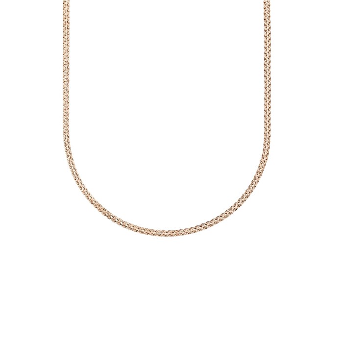 Goldsmiths 9ct Rose Gold Multi-Link Necklet