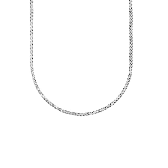 Goldsmiths 9ct White Gold Multi-Link Necklet