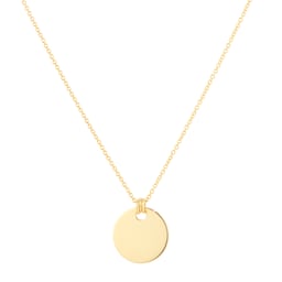 14400139 - 9ct Yellow Gold 15mm Disc With Triple Rings