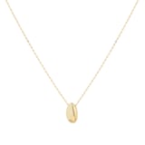 Goldsmiths 9ct Yellow Gold Oval Dome Pendant
