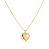 Best Luxury 
9ct Yellow Gold 16x18 Puff Heart Pendant