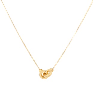 Best Luxury 
9ct Yellow Gold Interlinked Circle Necklace