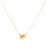 Goldsmiths 9ct Yellow Gold Interlinked Circle Necklace