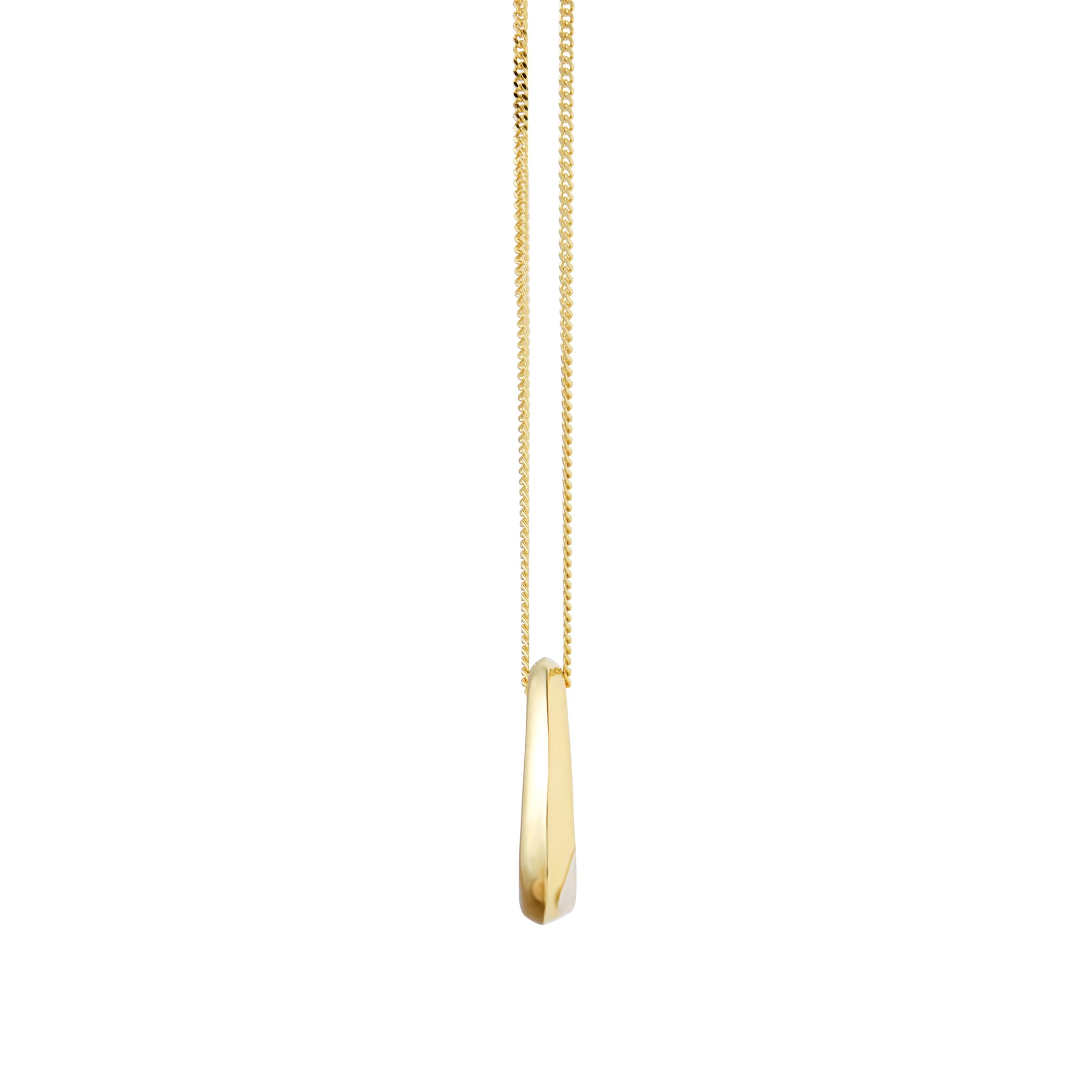 Goldsmiths 9ct Yellow Gold Plain Hollow Heart Pendant Goldsmiths 9ct Yellow Gold Plain Hollow Heart Pendant