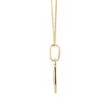Goldsmiths 9ct Yellow Gold St Christopher Pendant Necklace