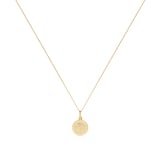 Goldsmiths 9ct Yellow Gold St Christopher Pendant Necklace