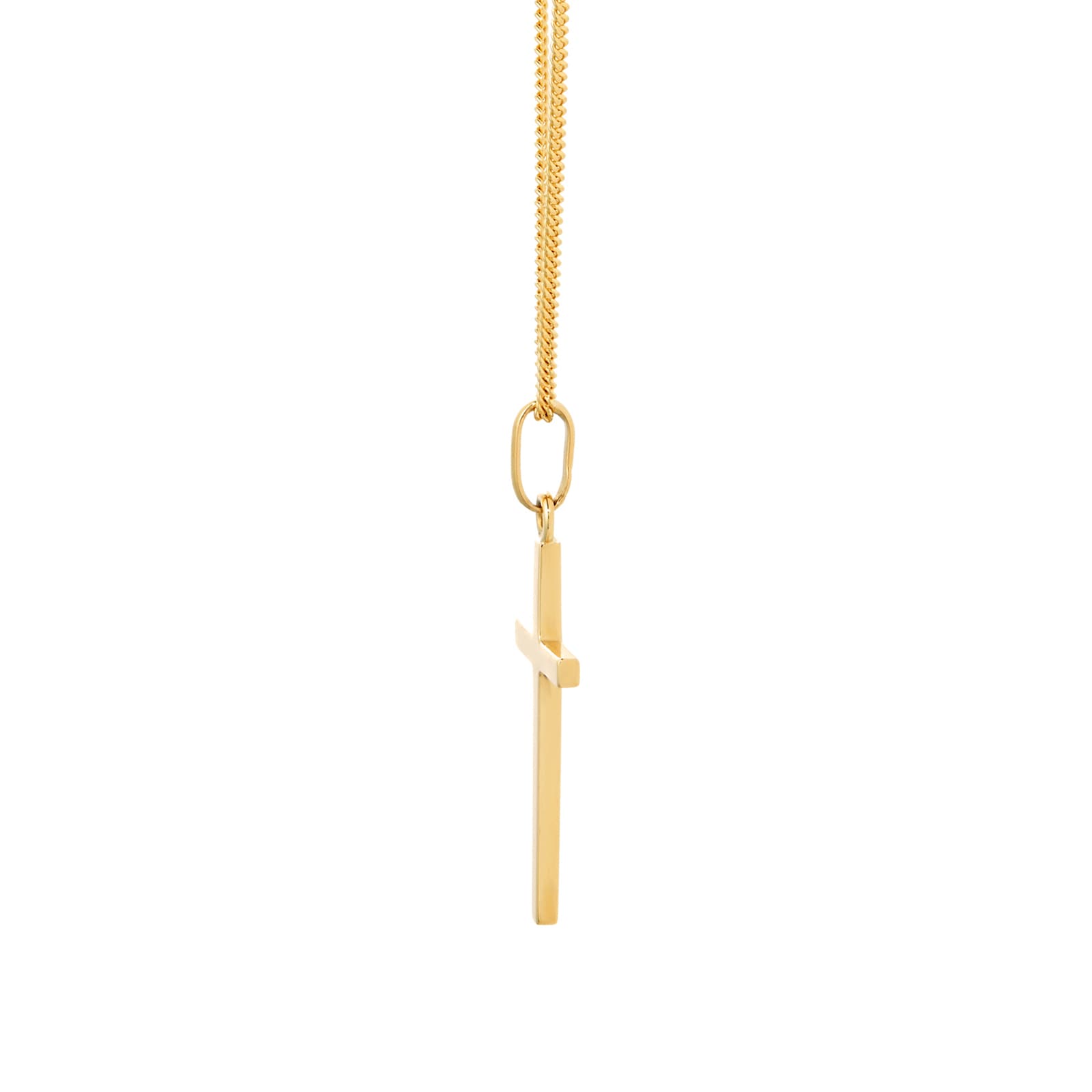 18ct Yellow Gold Solid Cross Pendant – Bow & Co Jewellery Ltd