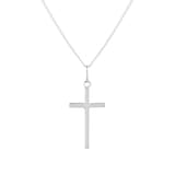 Goldsmiths 18ct White Gold Cross Pendant