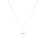 Goldsmiths 18ct White Gold Cross Pendant