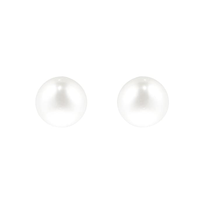 Goldsmiths 9ct Gold Freshwater Pearl Pendant and Earring Set