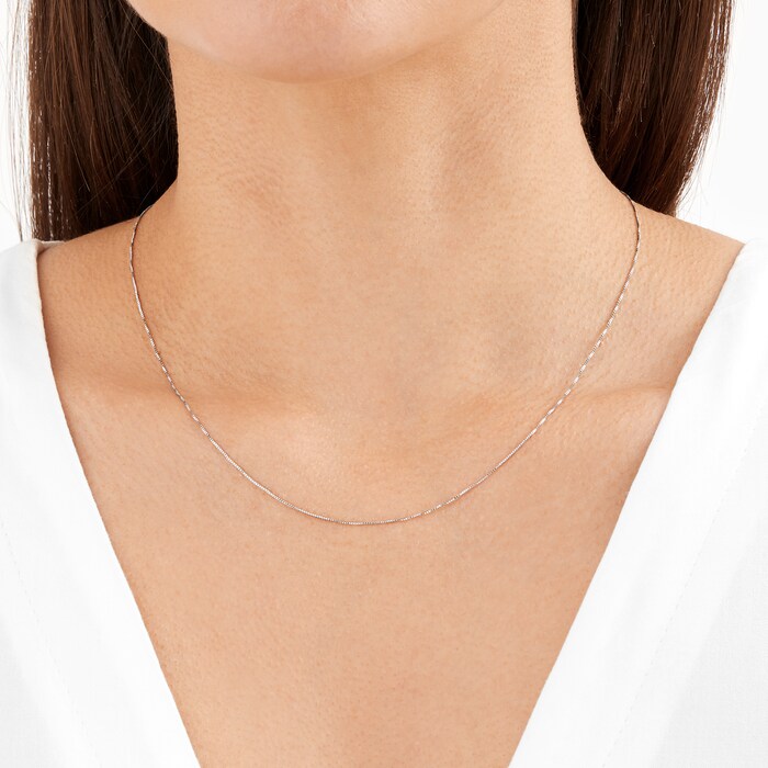 Goldsmiths Platinum 45cm (18") Chain