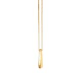 Mappin & Webb 18ct Yellow Gold Italian Open Heart Pendant