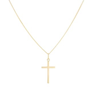 Mappin & Webb 18ct Yellow Gold Cross Pendant