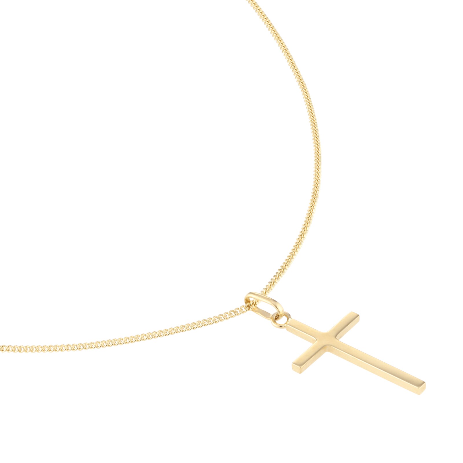 Mappin & Webb 18ct Yellow Gold Cross Pendant