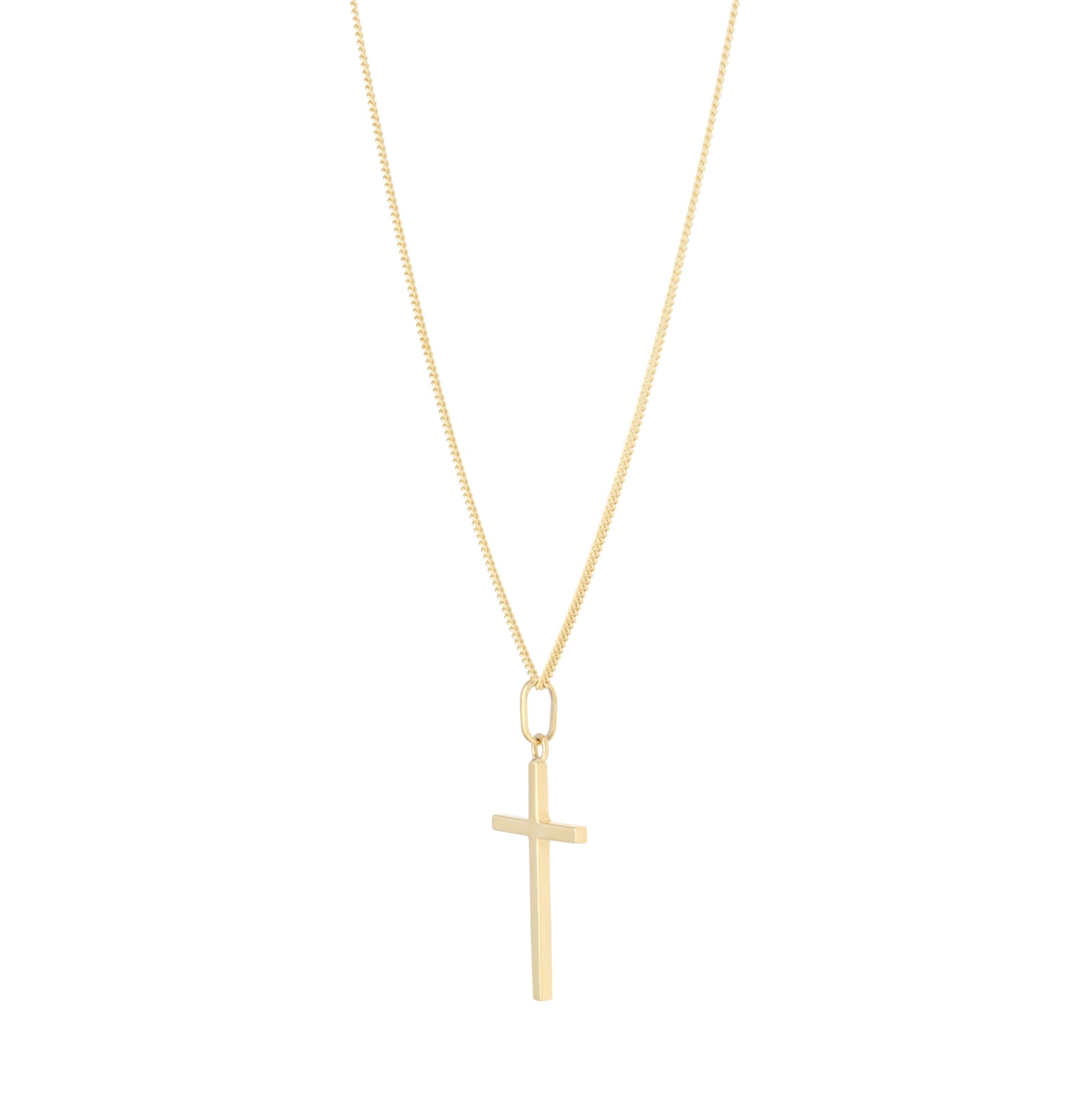 Mappin & Webb 18ct Yellow Gold Cross Pendant