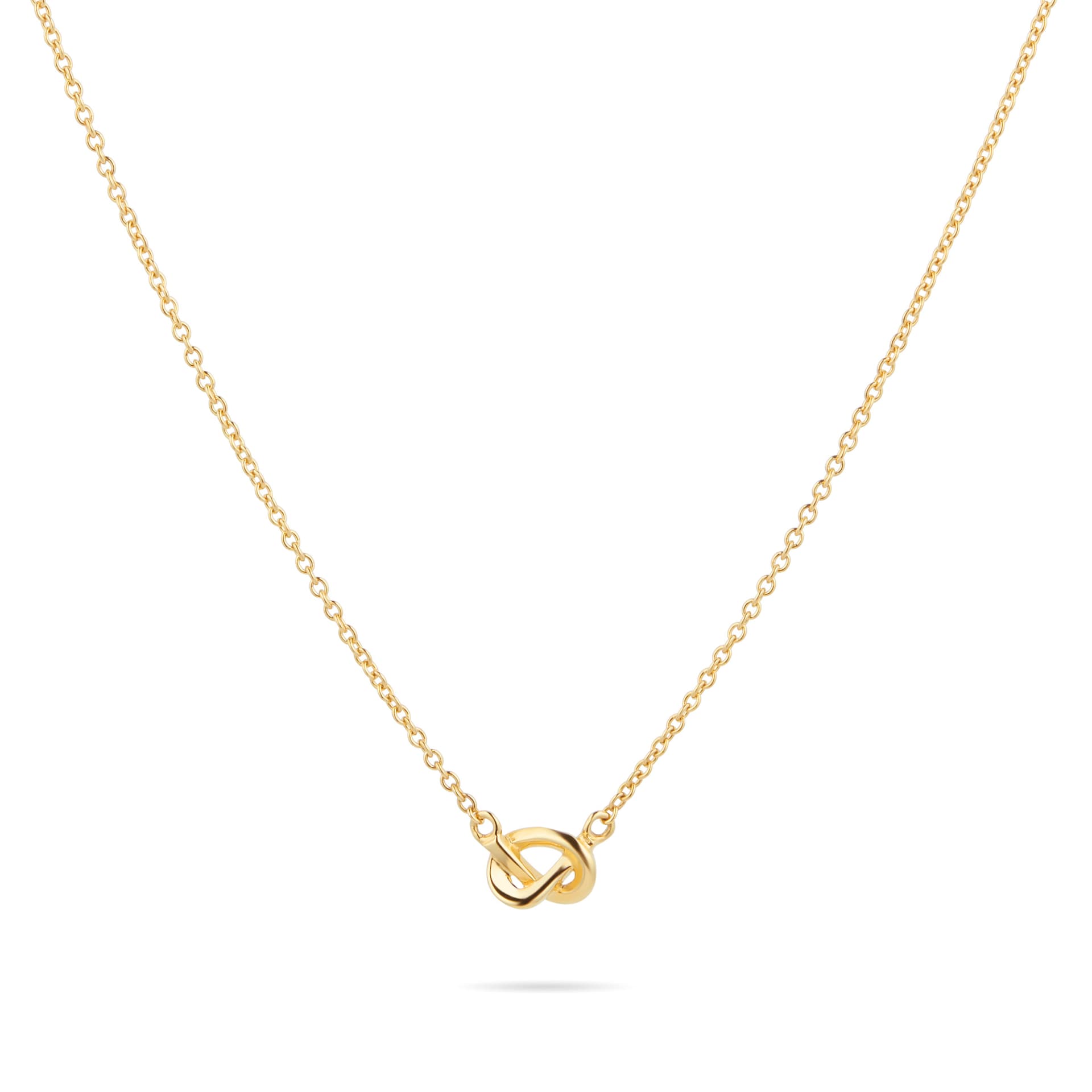 18ct Yellow Gold Knot Necklace
