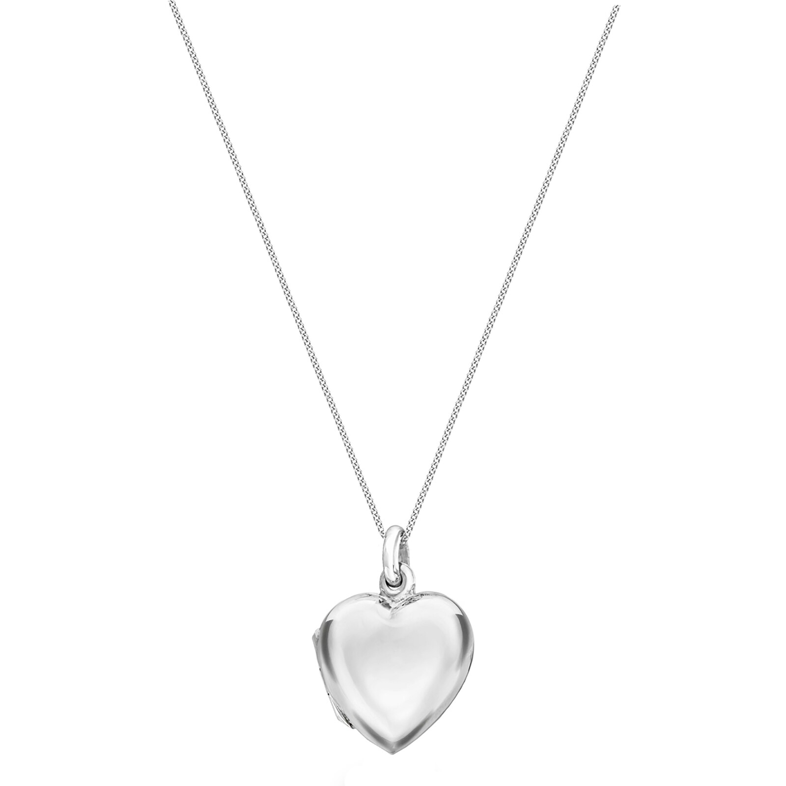 Goldsmiths Sterling Silver Heart Locket Goldsmiths Sterling Silver Heart Locket
