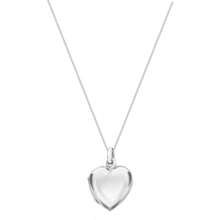 Goldsmiths Sterling Silver Heart Locket