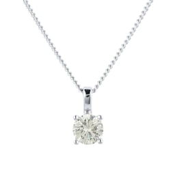 14700235 - Silver November Orange Cubic Zirconia Pendant