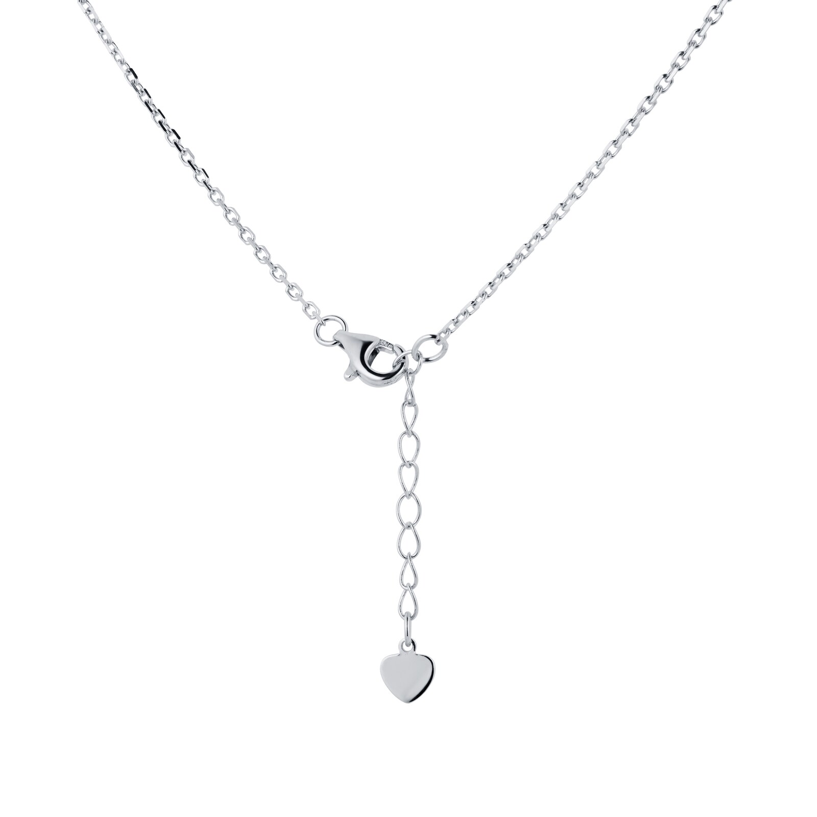 Goldsmiths Silver Cubic Zirconia Triple Loop Knot Pendant & Earrings Set