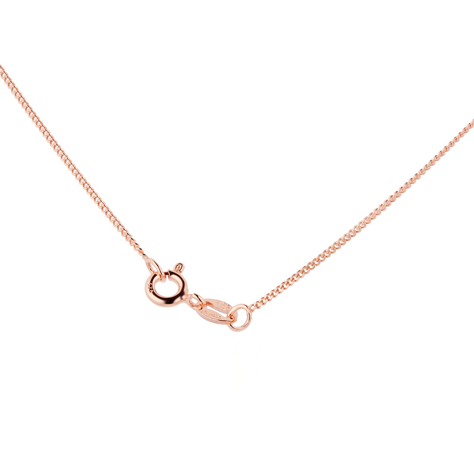 Goldsmiths Rose Gold Plated Silver Cushion Cubic Zirconia Necklace & Earrings Set