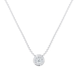 14700276 - Silver Diamond Cluster Pendant