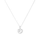 Goldsmiths Sterling Silver Puffed Heart Pendant