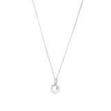 Goldsmiths Sterling Silver Puffed Heart Pendant