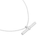 Goldsmiths Sterling Silver T Bar Pendant