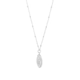 Goldsmiths Sterling Silver Aries Beaded Chain Horoscope Pendant